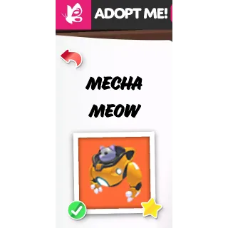 MECHA MEOW MFR ADOPT ME PETS