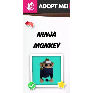 NINJA MONKEY FR ADOPT ME PETS