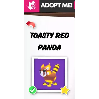 Toasty Red Panda MFR ADOPT ME PETS