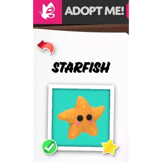 Starfish NFR ADOPT ME PETS