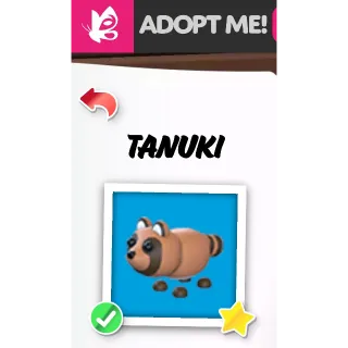 TANUKI FR ADOPT ME ITEM PET