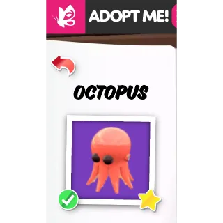 OCTOPUS NFR ADOPT ME PETS