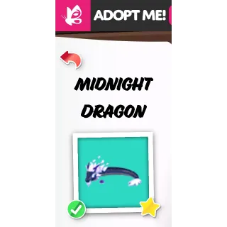 MIDNIGHT DRAGON FR ADOPT ME PETS