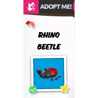 RHINO BEETLE FR ADOPT ME PETS