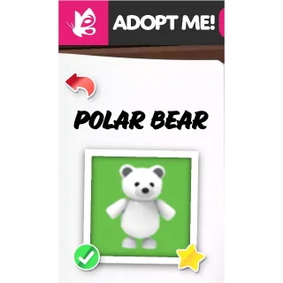 POLAR BEAR NFR ADOPT ME PETS