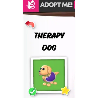 Therapy Dog FR ADOPT ME PETS