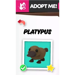 PLATYPUS NFR ADOPT ME PETS