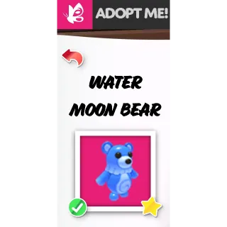 Water Moon Bear NFR ADOPT ME PETS