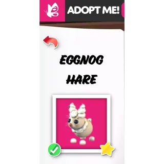 EGGNOG HARE FR ADOPT ME PETS