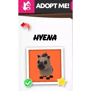 HYENA FR ADOPT ME PETS