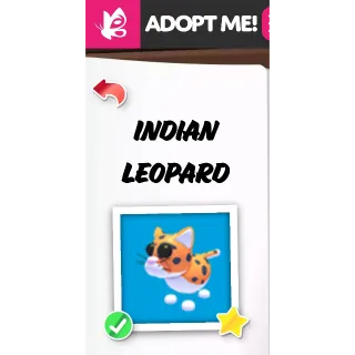 INDIAN LEOPARD FR ADOPT ME PETS