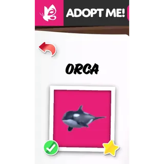 ORCA FR ADOPT ME PETS