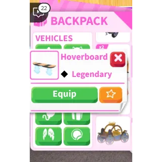 HOVERBOARD LEGENDARY VEHICLES