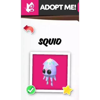Squid NFR ADOPT ME PETS
