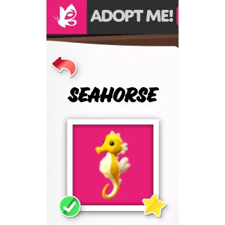 Seahorse NFR ADOPT ME PETS