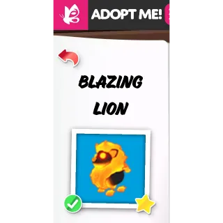 Blazing Lion FR ADOPT ME