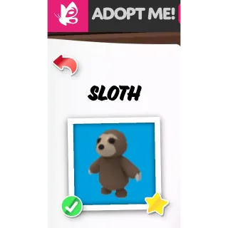 Sloth FR ADOPT ME PETS