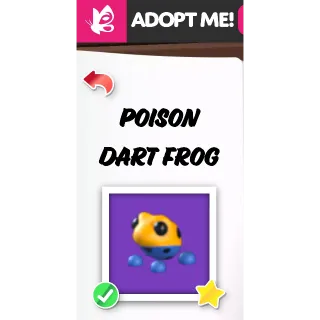 POISON DART FROG NFR ADOPT ME PETS