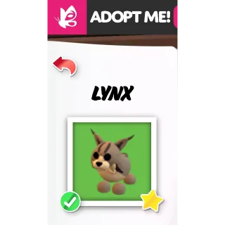 LYNX MFR ADOPT ME PETS