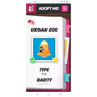 URBAN 2X EGG ADOPT ME 