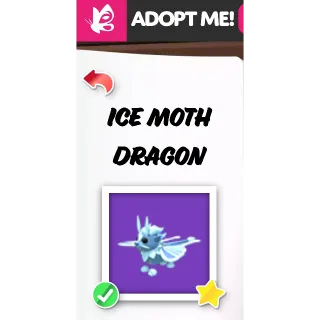 ICE MOTH DRAGON MFR ADOPT ME PETS