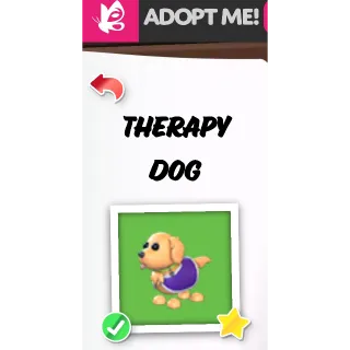 Therapy Dog NFR ADOPT ME PETS