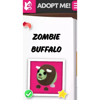 Zombie Buffalo NFR ADOPT ME PETS