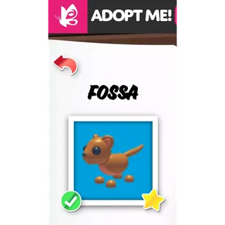 FOSSA MFR ADOPT ME PETS