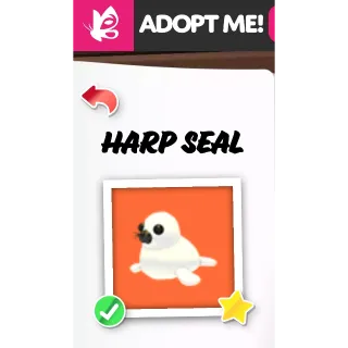 HARP SEAL MFR ADOPT ME PETS
