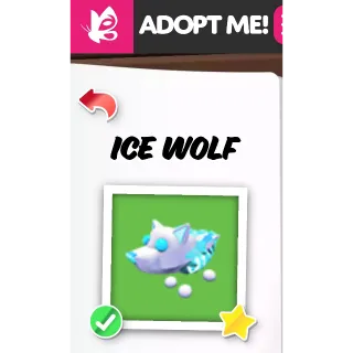 ICE WOLF FR ADOPT ME PETS