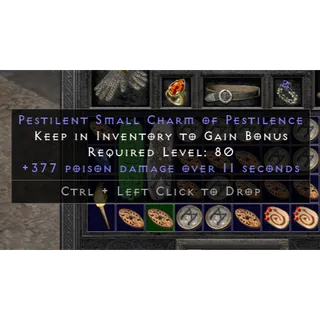 Small Charm 377 Psn Dmg 11 Sec