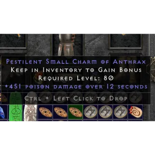 Small Charm 451 Psn Dmg 12 Sec