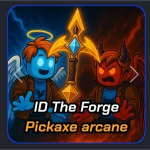 The forge Pickaxe arcane