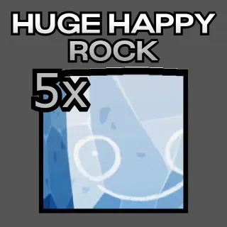 5x Huge Happy Rocks