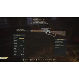 Sole Survivor Legacy Nuclear Winter ULTRA Rare Collectable PS
