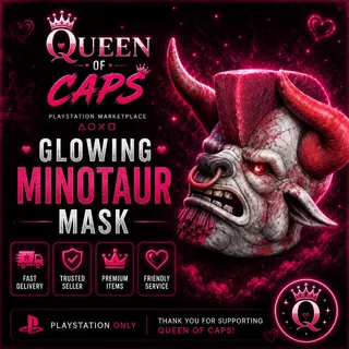 Glowing Minotaur mask PS