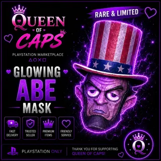 Glowing Abe Mask PS