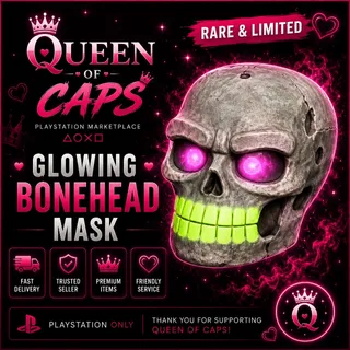 Glowing Bone Head mask PS