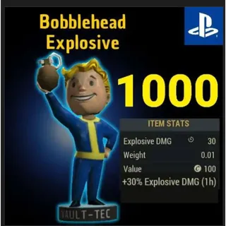 1000 EXPLOSIVE Bobbleheads - PS