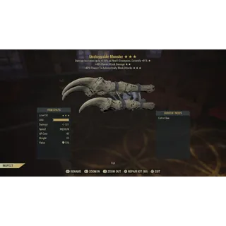 Unstoppable Monster Legacy Nuclear Winter ULTRA Rare Collectable PS