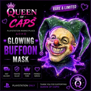 Glowing Buffoon Mask PS
