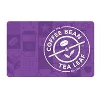 $5.00 USD Coffee Bean and Tea Leaf Gift Card