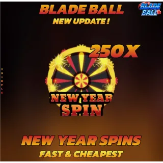 Blade Ball New Year Spins x250