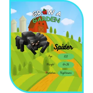 Huge Nightmare Spider