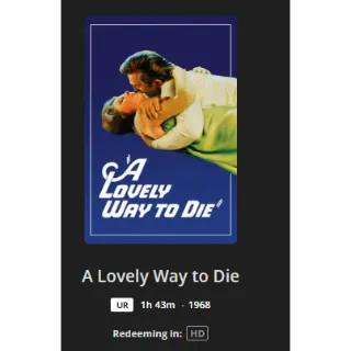 A Lovely Way to Die