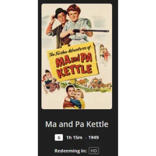 Ma and Pa Kettle 5 Film Bundle - New to Digital