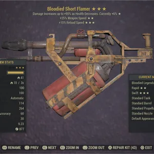 Bloodied 25/15 Flamer