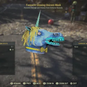 Glowing Unicorn Mask