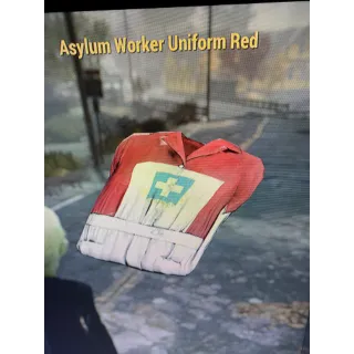 Red asylum uniform 