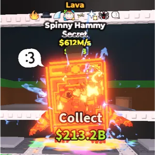 SPINNY HAMMY LAVA 612M/S